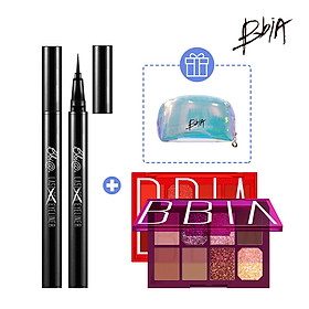 Combo Sắc Sảo: Last Pen Eyeliner 0.6g #01 Sharpen Black + 01 Final Palette tặng 01 Pouch