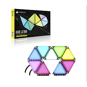 Mua Bộ đèn chiếu sáng Corsair iCUE LC100 Smart Case Lighting Triangles - Hàng Chính Hãng