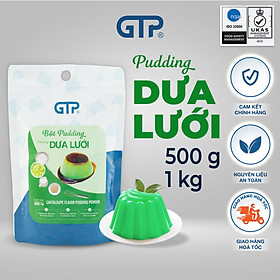 Bột Pudding Gtp (1kg) hương trứng/ sô cô la/ khoai môn/ dâu/ dưa lưới/ matcha