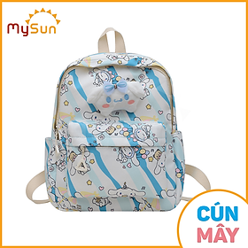 Balo cặp Hello Kitty Kuromi cho bé gái mẫu giáo học sinh cấp 1 tiểu học lớp 1 2 3 cute dễ thương MySun