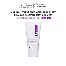 Mặt nạ Hyaluronic Acid tinh khiết siêu cấp ẩm căng mọng tế bào Tegoder Hyaluronic Acid face mask 200 ml mã 6156
