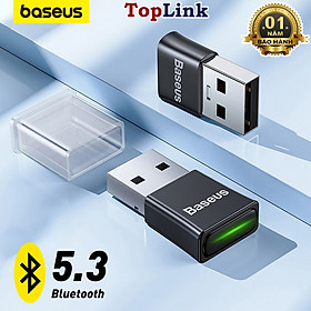 Mua Usb Blueeoth 5.3 Tốc Độ Cao Kết Nối 5 Thiết Bị Cùng Lúc Baseus BA07 Bluetooth Receiver Dùng Cho Win 8.1 Trở Lên - Hàng Chính Hãng