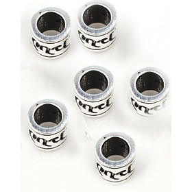 Combo 6 cái charm bạc chặn lục đại minh chú - Ngọc Quý Gemstones