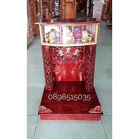 Bàn thờ thần tài ông địa có hộp đèn BTOD40