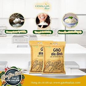 [Siêu Sale] Gạo Gia Đình - Túi 5kg - Tơi xốp, mềm cơm, thơm nhẹ