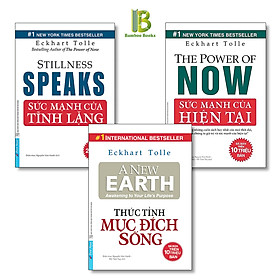 Hình ảnh Combo 3 Tác Phẩm Của Eckhart Tolle: Sức Mạnh Của Tĩnh Lặng + Sức Mạnh Của Hiện Tại + Thức Tỉnh Mục Đích Sống - First News - Tặng Kèm Bookmark Bamboo Books