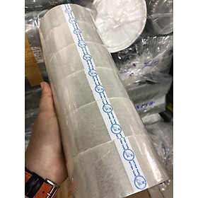 6 cuộn Băng keo trong 100 YARD đóng hàng nặng 1.1KG - Lõi 3 li