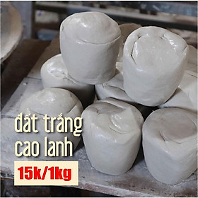 11kg > 20kg **(8K/kg)** ĐẤT SÉT, ĐẤT SÉT TRẮNG NẶN LÀM GỐM NGUYÊN BẢN TỰ NHIÊN. Đất sét Bát Tràng làm tượng