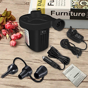 Mua Máy bơm điện 2 chiều mini cho đệm hơi phao hơi ... sử dụng được cả điện oto và điện dân dụng (công suất 200W)