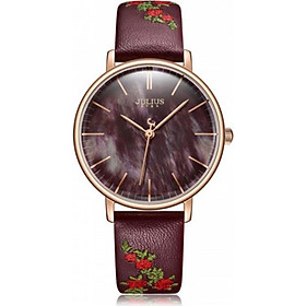 Đồng hồ nữ js-017 julius star hàn quốc dây da