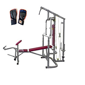 >> SO SÁNH GIÁ GIÀN TẠ ĐA NĂNG DV-2014 - TẶNG KÈM BAO TAY | Shopee Lazada Sendo Tiki | Nên mua ở đâu rẻ nhất 48 Giàn tạ đa năng BEN 502 ( Chưa gồm đòn và tạ - Tặng kèm đôi găng tay )