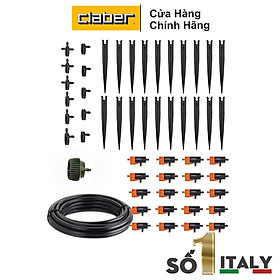 Mua Bộ Tưới Nhỏ Giọt Cơ Bản Claber Drip Starter Kit  dùng cho 20 chậu cây  đầu tưới nhỏ giọt điều chỉnh lưu lượng 0-6 l/h DRIPKIT20TC Claber