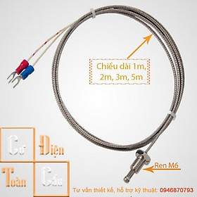 Mua Cảm biến nhiệt độ WRNT-01  WRNT-02 ( can nhiệt K  can K ) độ dài dây 1000mm  2000mm  3000m và 5000mm
