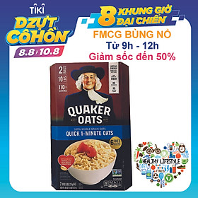 Yến Mạch Quaker Oats 1 Minute dạng hạt cán vỡ 4.52kg