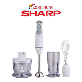 Máy xay sinh tố cầm tay Sharp EM-H076SV-WH - Hàng chính hãng