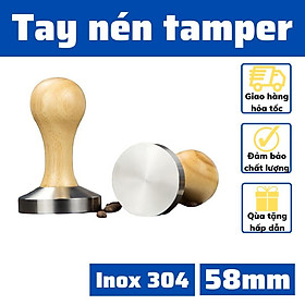 Mua Tamper 58mm Tay nén cà phê thích hợp pha cho Espresso có nhiều loại đường kính khác nhau 51-53-58mm