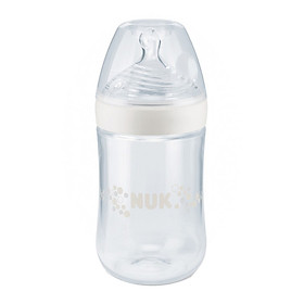 Bình Sữa NUK PP Nature Sense (260ml) Núm Ti Silicone S2 (Size M) NU21496