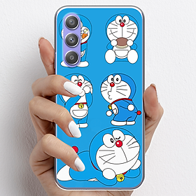 Ốp lưng cho Samsung Galaxy A54 nhựa TPU mẫu Doraemon ham ăn