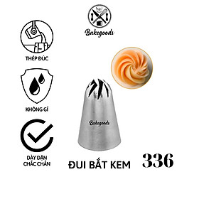 Mua Đui bắt kem 336  Đuôi bắt kem làm bánh quy  trang trí bánh bằng thép không gỉ đúc liền khối dày dặn  cứng cáp