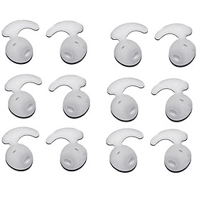 Replacement Silicone Earbuds Tips 12 Pieces for Samsung Galaxy S6 S7 In Ear Headphones Earphones