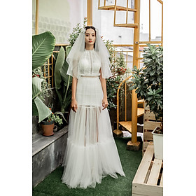 Váy cưới cổ yếm CRYSTAL
