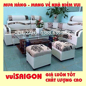 Mua Sopha nệm mút chữ L kèm 1 bàn và 2 ghế đơn giá xuất xưởng   mẫu mã hiện đại trẻ trung phù hợp mội gia đình