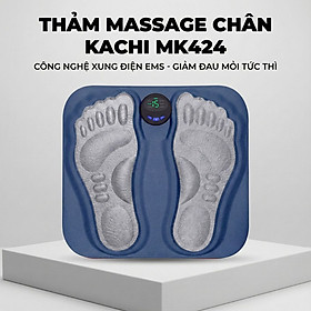Thảm Massage Chân Xung Điện Kachi MK424 Pin Sạc - Giảm Đau Mỏi, Cải Thiện Tuần Hoàn Máu - hàng chính hãng