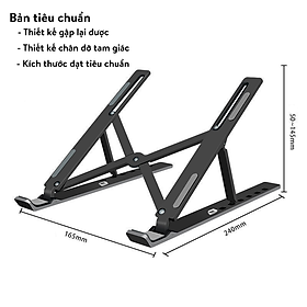Mua Kệ tản nhiệt máy tính  kệ đỡ máy tính có thể gấp gọn  điều chỉnh độ cao tiện lợi