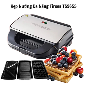 Mua Kẹp Nướng Bánh Sothing Tiross TS9655 Nướng Sanwich  Bánh mỳ kẹp  Bánh Waffe- Hàng Chính Hãng