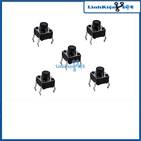 Combo 10 Nút Nhấn 4 Chân 6x6x5mm Nhỏ Gọn