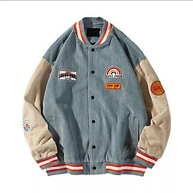 ÁO KHOÁC NHUNG NAM BOMBER UNISEX 