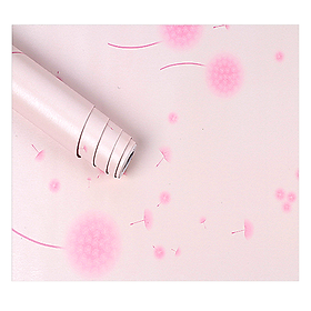Mua Combo 5m Decal Giấy Dán Tường Hoa Bồ Công Anh Hồng (5mx0.45m)