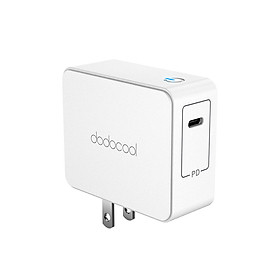 Bộ Điều Hợp Nguồn Sạc Tường Dodocool ETL USB Loại C Cho Dodocool ETL Listed 45W USB Type-C Cho Apple MacBook/ iPhone X/ 8 Plus/ 8/ New iPad Pro/ Nintendo Switch/ Google Chromebook Pixel/HUAWEI MateBook X/ Xiaomi Mi Notebook Air/ Samsung Galaxy S8+/ Nexus