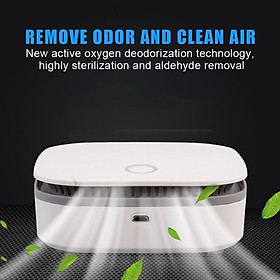 Máy lọc không khí mini cho Tủ lạnh, xe hơi, nhà cửa, Làm sạch không khí, tạo ozone Anion, đầu USB có thể sạc lại