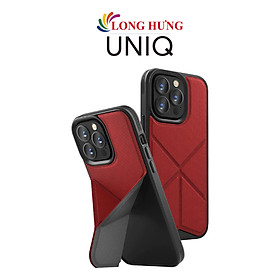 Ốp lưng tích hợp chân đế có hỗ trợ sạc không dây Uniq Hybrid MagS-Compatible Transforma iP 13 Series - Hàng chính hãng