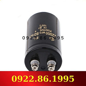 Bộ Nguồn Amp Âm Thanh Tụ Điện Có Vít Điện Phân 22000UF 80V Bán Chạy, 50X80Mm 105 ℃ hàng mới về