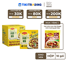 Hộp 10 gói Xốt gia vị nền Maggi Kho mía