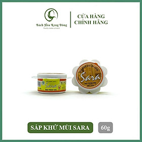 Sáp Khử Mùi Phòng Ngủ Đa Năng Sara 60g Sáp Thơm Khử Mùi Giúp Khử Mùi Hôi Trong Tủ Lạnh, Nhà Bếp, Nhà Vệ Sinh...