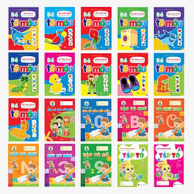 Combo 20 cuốn - Bé Tô màu - Luyện chữ (Mầm non - Chuẩn bị vào lớp 1)