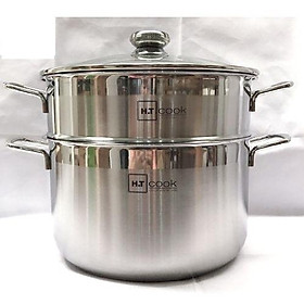 Mua Xửng hấp HT COOK 28cm nắp kính- HÀNG VIỆT NAM CHẤT LƯỢNG CAO - CAM KẾT CHẤT LƯỢNG VÀ NGUÔN GỐC.
