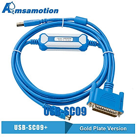 Mua Cáp lập trình PLC Mitsubishi USB-SC09 Mitsubishi FX và A series -FX/A FX1N 2N 1S 3U Series Gold Plate Version