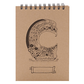 Sổ Sketchbook Alphabet S 80 Trang Mimemo - Mẫu Ngẫu Nhiên (14.8 x 21 cm)