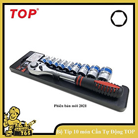 Mua Bộ tuýp 10 chi tiết 1/2  (Cần tự động bọc nhựa) TOP - TBS-12251