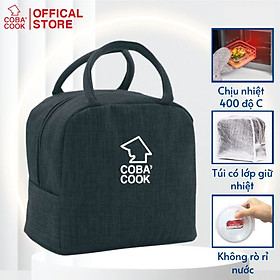 Mua Túi Giữ Nhiệt COBACOOK Đựng Vừa Hộp Lớn Với 1 Khóa Kéo Và Lớp Bạc Giữ Nhiệt-CBB