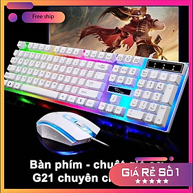 Mua Bàn Phím Chuột Giả Cơ G21 - Chuyên game - Có đèn LED 7 màu - Cho máy tính  laptop