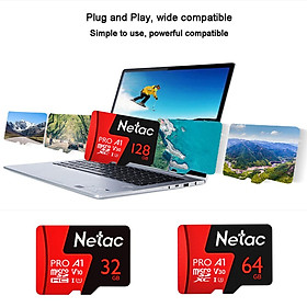 Netac P500 Extreme Pro microSD Card 128GB 64GB 32GB Support 4K UKD video For Car DVR & Surveillance Camera & Sports Camera Color: 32GB TF Card
