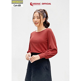 Áo len nhung nữ CARDINA tay bồng cao cấp kiểu dáng nhẹ nhàng nữ tính 1AFD02