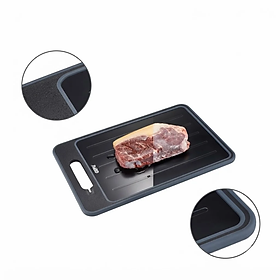Thớt rã đông kèm cắt, mài dao Gefu Cut Pro Defrosting and Chopping Board 13991 36.5 x 25cm