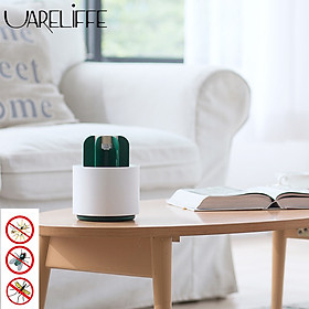Uareliffe Portable Mosquito Repellent Killer Movable USB Cable Mute Smokeless Odorless Blue Purple light Mosquito Killer Lamp Silent Mosquito Storage Box 360° Open Air Duct Design Anti-mosquito Artifact For Pregnant Infant