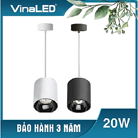 Đèn treo trần 20W mẫu D VINALED - Trắng